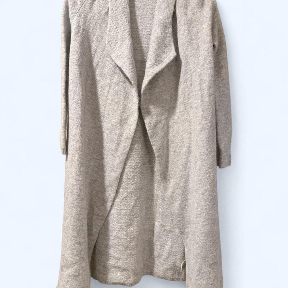 BB Dakota by Steve Madden Gray Draped Long Cardigan Size Small
